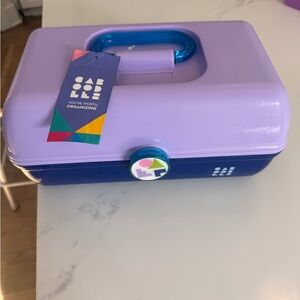 Caboodle Purple and Blue Storage Box